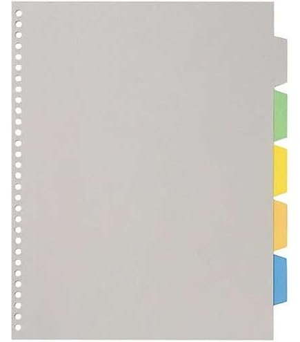 Amazon | キングジム カラーインデックスA4(30穴) A4 7907P